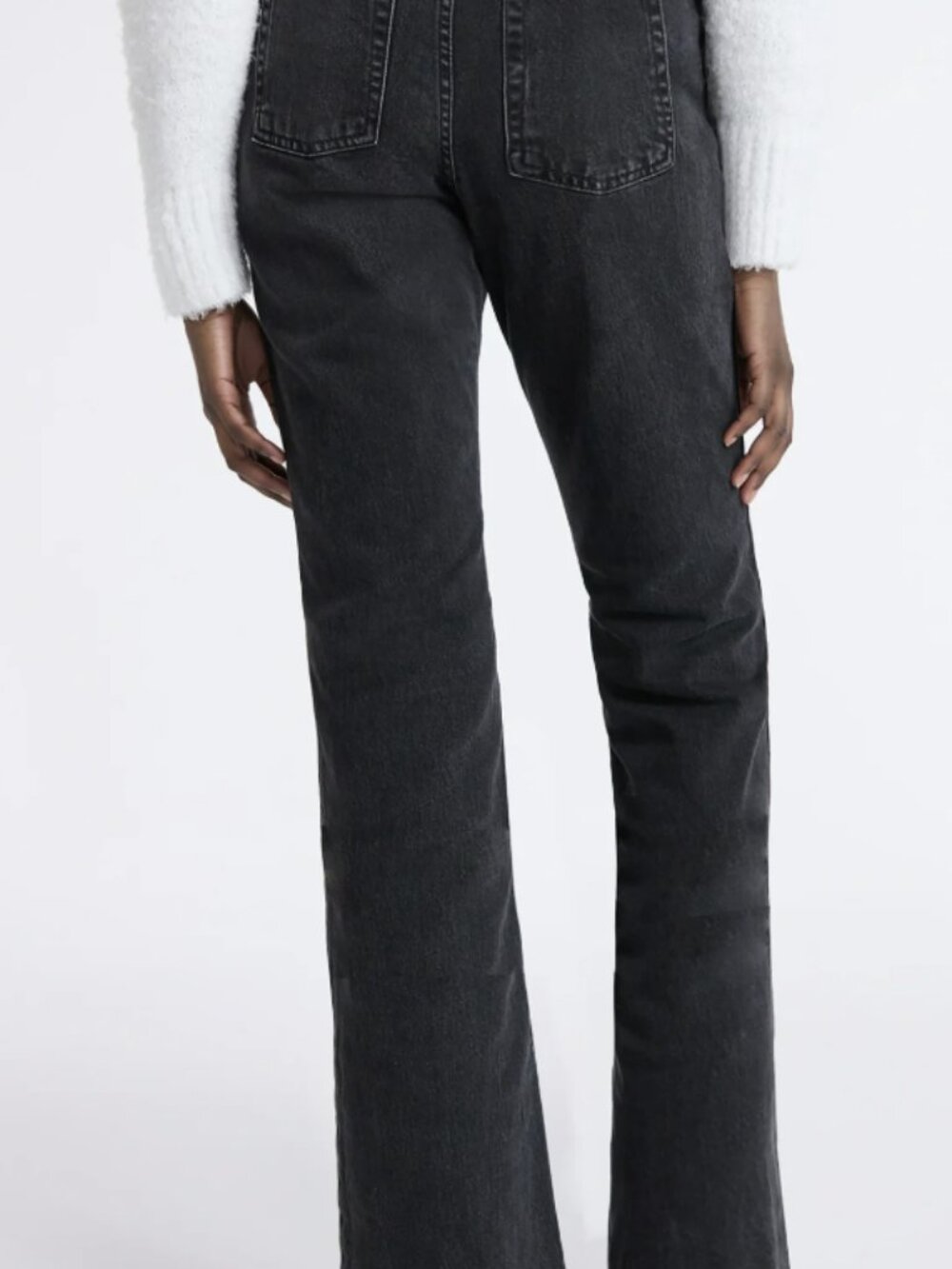 Free Assembly Women's Mid Rise Full Length Bootcut Jeans, 32" Inseam - Picture 3 of 15